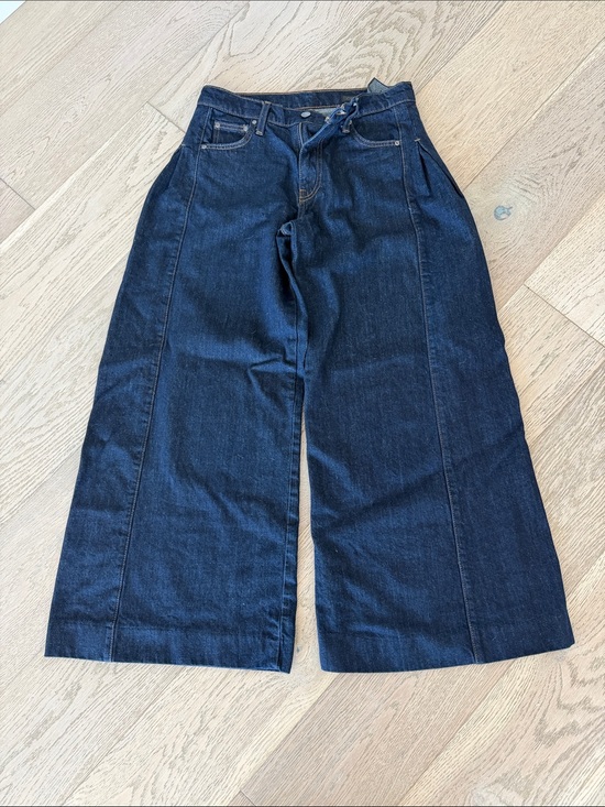 Zara Denim - Zara Indigo Wide-Leg High-Rise Jeans